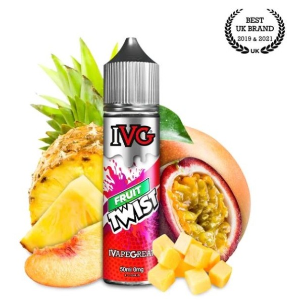 50mg IVG Prefilled 60ml Nic Salt FRUIT TWIST 50 50 E Liquid