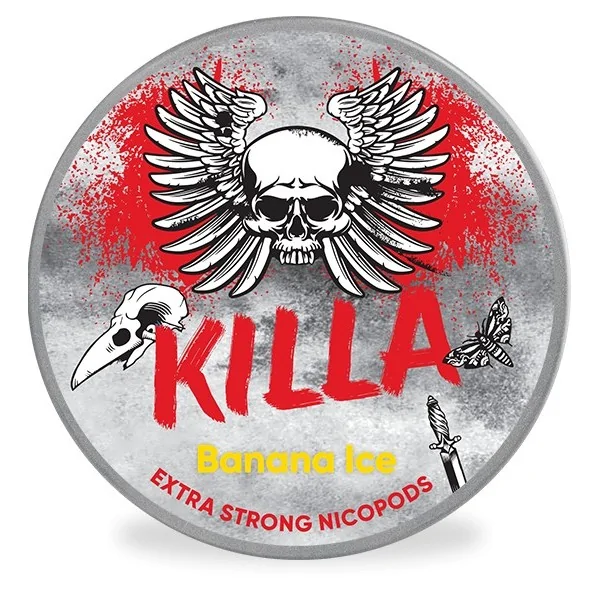 Killa Banana Ice Snus - Creamy Banana Bliss with a Cooling Twist