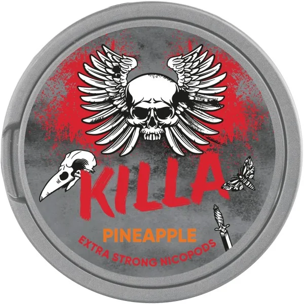 Killa PINEAPPLE Nicotine Pouches Snus - Intense Pineapple Flavor