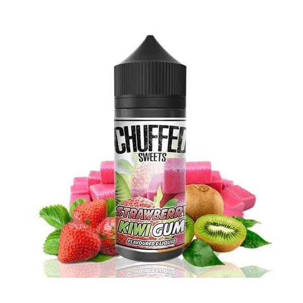 Chuffed Sweets Strawberry Kiwi Gum 100ml o mg e-liquid