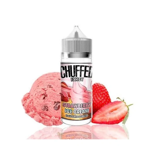 Chuffed Dessert Strawberry Ice Cream 100ml 0 mg e-liquid