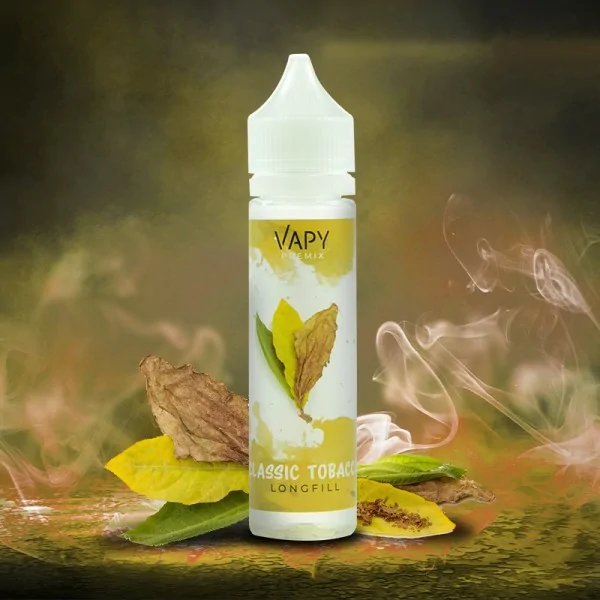 VAPY Prefilled PREMIX Tobacco 60ml 3mg 50 50 E liquid