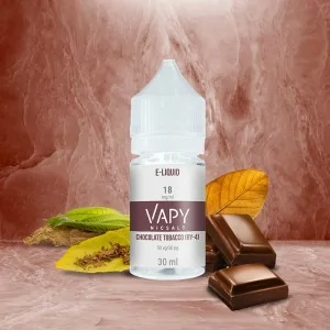 Nic Salt Vapy Chocolate Tabacco 18mg E-liquid 30ML 50/50
