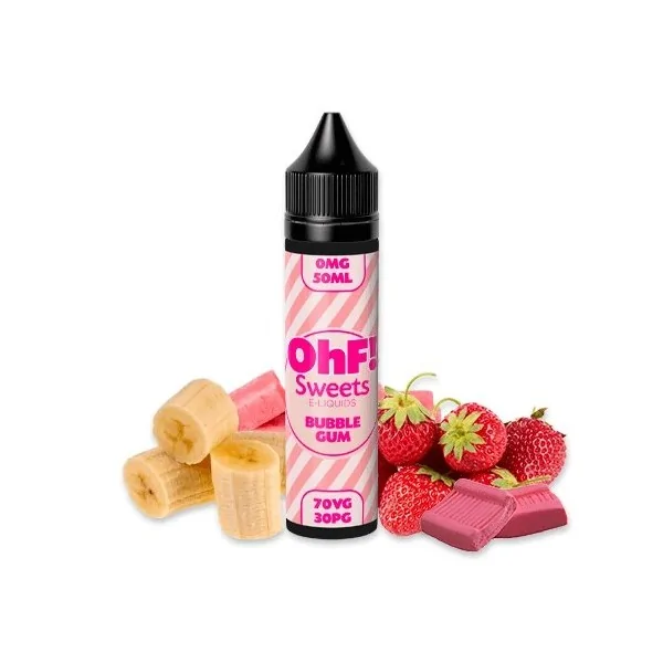 OHF Sweets Bubblegum 50ml 0 mg e-liqiud