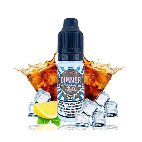 DINNER LADY SALTS COLA ICE 20MG 10ML NicSalt e-liquid