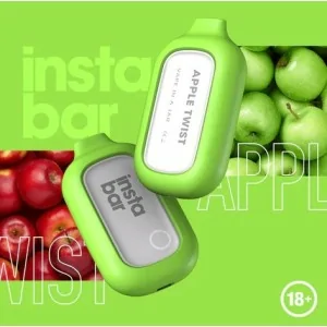 Insta Bar 20mg Apple Twist 5000puffs Disposable Vape