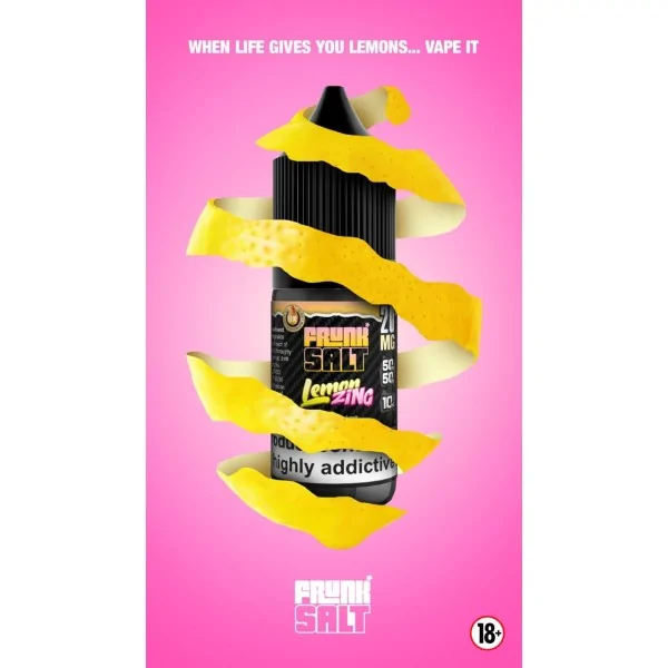 FRUNK SALT - Lemon Zing 10MG 10ML E-liquid