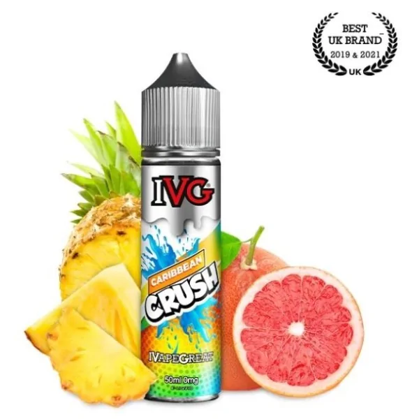 IVG Prefilled 60ml 20mg Nic Salt CARIBBEAN CRUSH 50/50 E-liquid