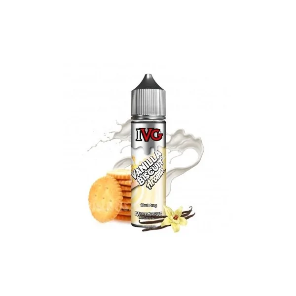 IVG Prefilled 60ml 20mg Nic Salt Vanilla Biscuit 50/50 E-liquid