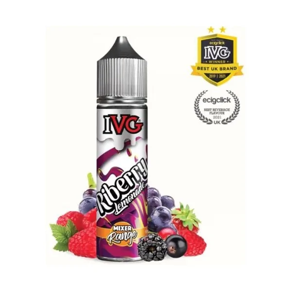 IVG Riberry Lemonade Nikotinsalz E-Liquid – Erfrischende Beeren-Limonade-Fusion!