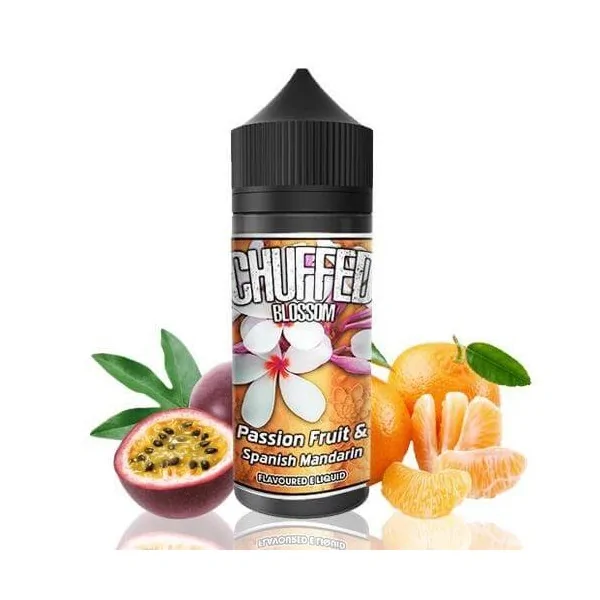 Chuffed Blossom Passion Fruit Spanish Mandarin 100ml 0 mg e-liquid