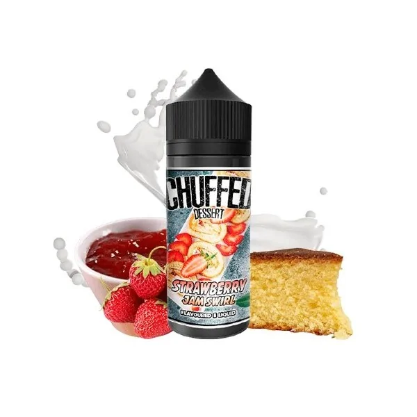 Chuffed Dessert Strawberry Jam Swirl 100ml 0 mg e-liquid