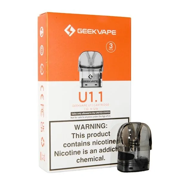 Geekvape Cartridge U Series 1,1ohm 3pcs