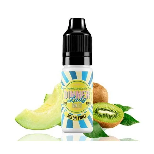 Dinner Lady Salts Kiwi Melon (Melon Twist) 10ml 10 mg NicSalt e-liquid