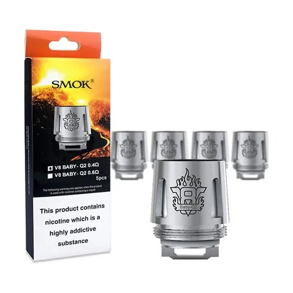 TFV8 Baby-Q2 0.4Ω - Smoktech 5pcs