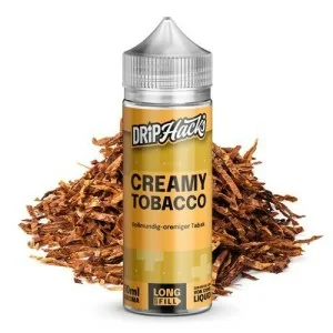 Drip Hacks Creamy Tobacco Prefilled 120ml 3mg 60/40 e-liquid