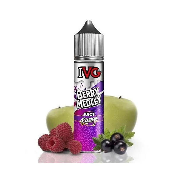 IVG Juicy Range Berry Medley 50ml 0mg (shortfill) 70/30 e-liquid