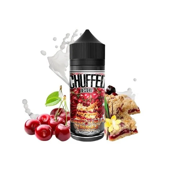 Chuffed Dessert Cherry Vanilla Crumble 100ml 0 mg e-liquid