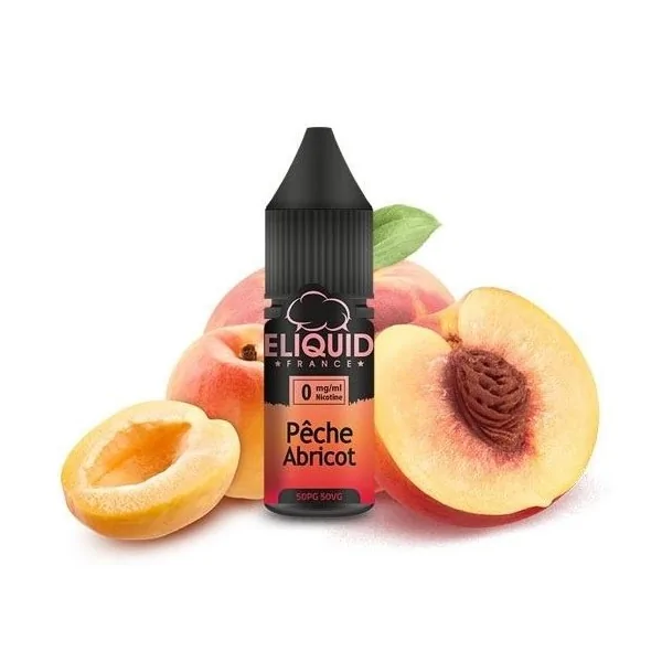 Pêche - Abricot 10ml - Eliquid France 6 mg