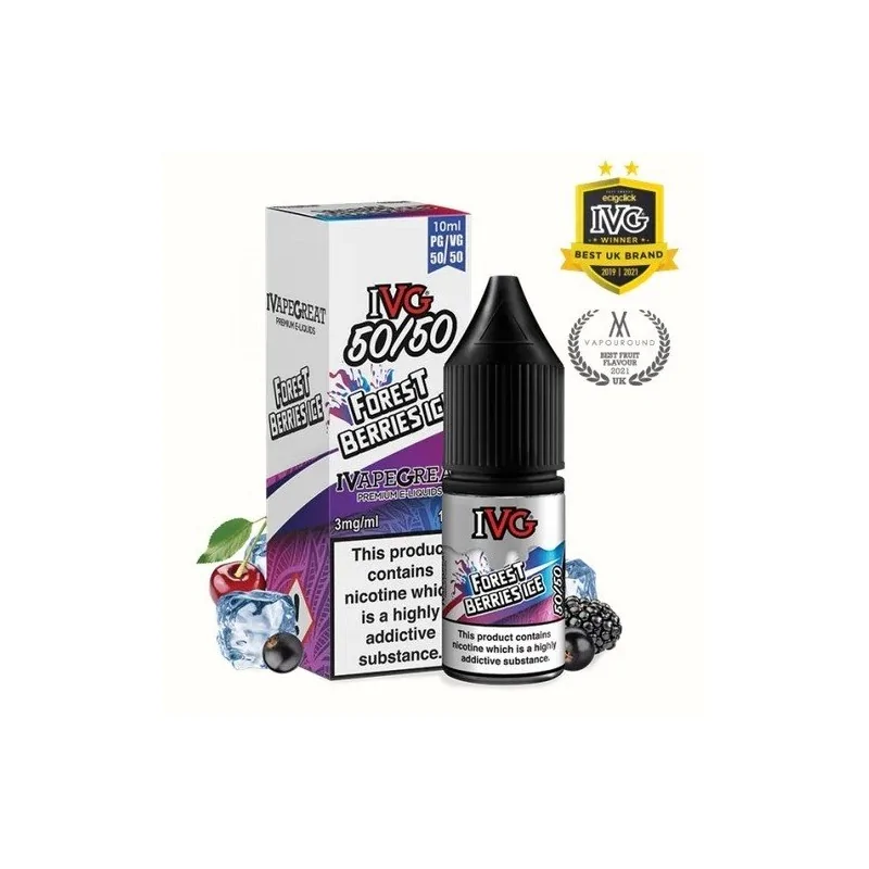 IVG Forest Berries Ice 50:50 10ml 6mg e-liquid