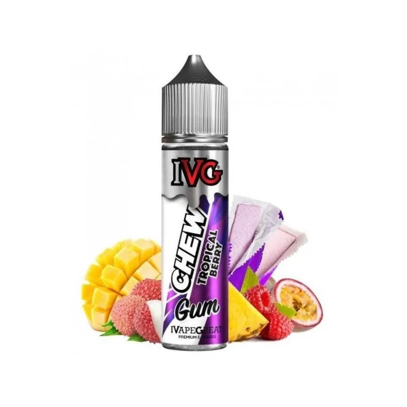 Ivg Tropical Berry Chew 50ml 0mg (shortfill) 70/30 e-liquid