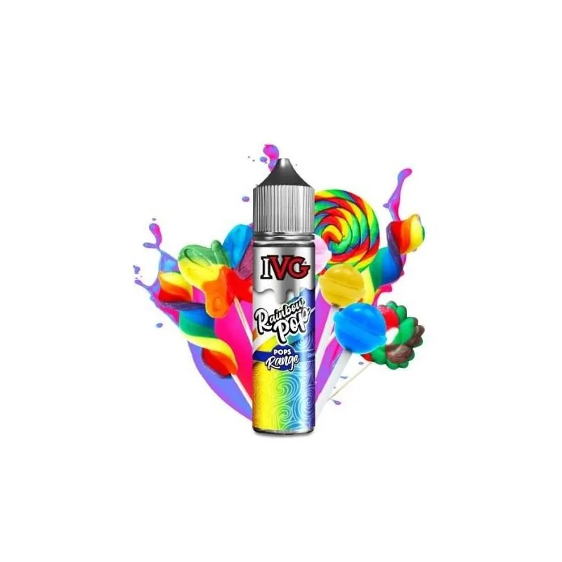 Ivg Rainbow Pop 50ml 0mg (shortfill) 70/30 e-liquid