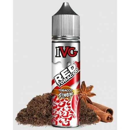 Ivg Red Tobacco 50ml 0mg (shortfill) 70/30 e-liquid