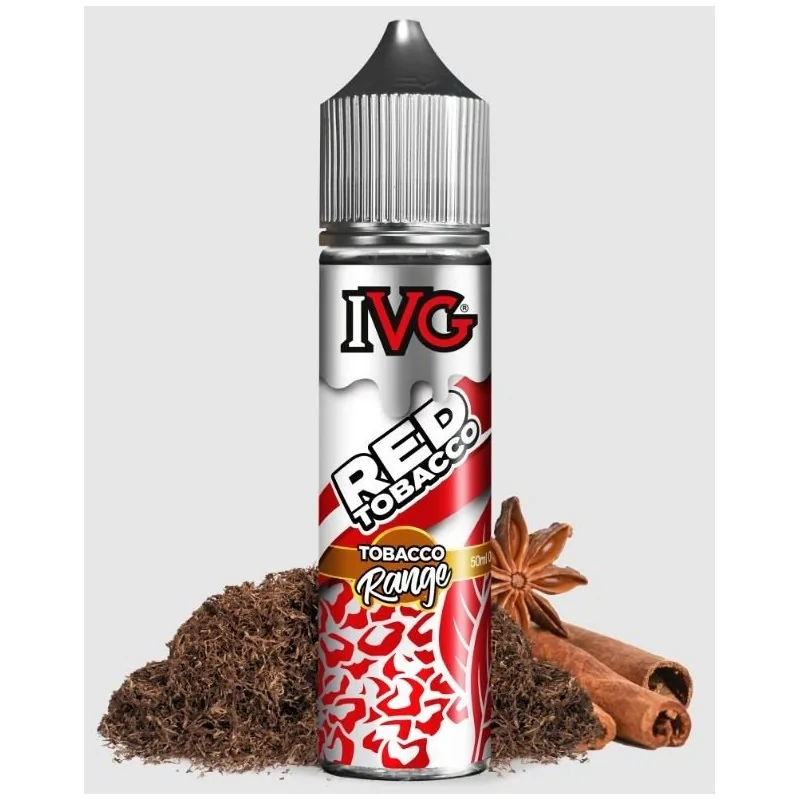 Ivg Red Tobacco 50ml 0mg (shortfill) 70/30 e-liquid