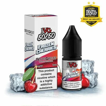 IVG 50/50 Frozen Cherries 12mg 10ml e-liquid
