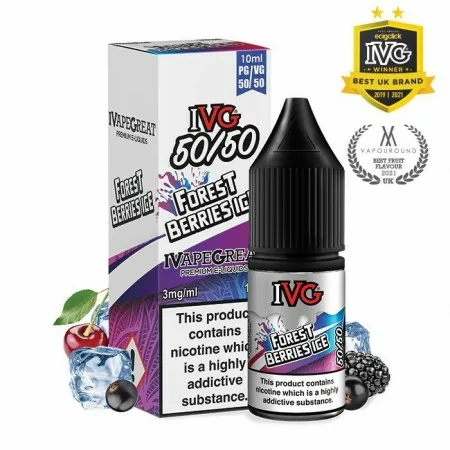 IVG 50/50 Forest Berries Ice 12mg 10ml e-liquid