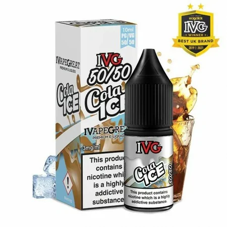 IVG 50/50 Cola Ice 12mg 10ml e-liquid