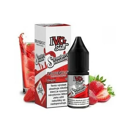 IVG Strawberry Sensation 50:50 10ml 18mg e-liquid