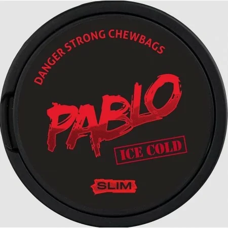 PABLO ICE COLD CHEWBAGS SLIM STRONG 43mg Nicotine Pouches