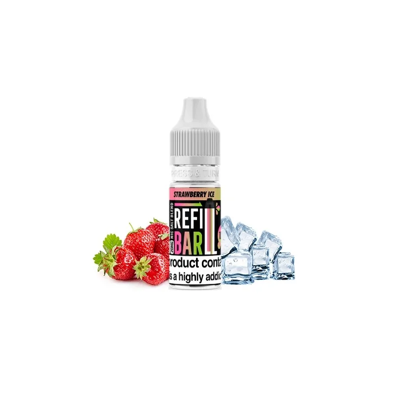 Strawberry Ice  - Refill Bar Salts 10ml 20mg