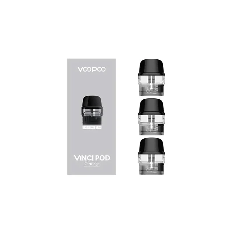 VooPoo - Cartridge Vinci Pod 2ml 1,2ohm 3pcs