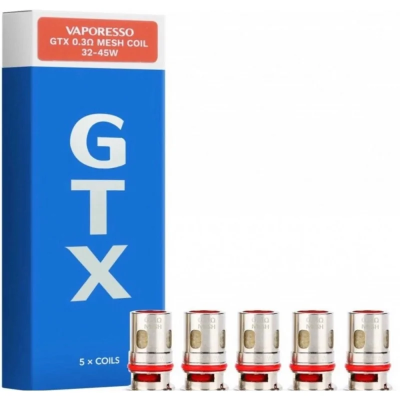 GTX Meshed Coil 0.3ohm - Vaporesso 5pcs