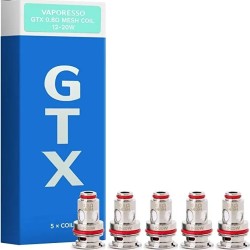 GTX Meshed Coil 0.8ohm - Vaporesso 5pcs