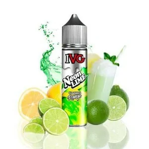 IVG Classics Range Neon Lime 50ml 0 mg e-liquid shortfill