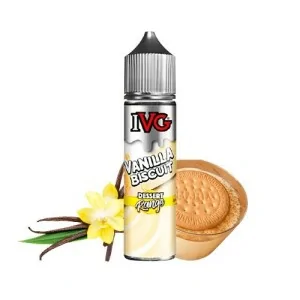 IVG Dessert Vanilla Biscuit 50ml 0 mg e-liquid shortfill