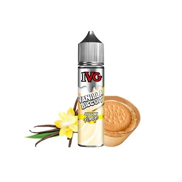 IVG Dessert Vanilla Biscuit 50ml 0 mg e-liquid shortfill