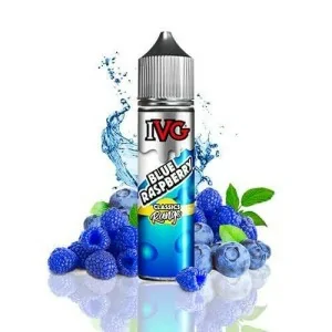 IVG Classics Range Blue Raspberry 50ml 0 mg e-liquid shortfill