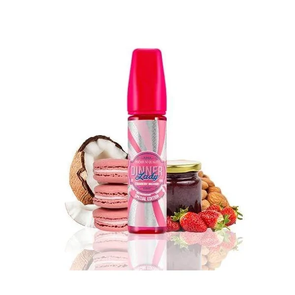 Dinner Lady Special Edition Strawberry Macaroon 50ml 0 mg e-liquid