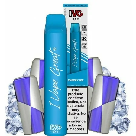 IVG Bar + Energy Ice 800puff 20mg Disposable Vape