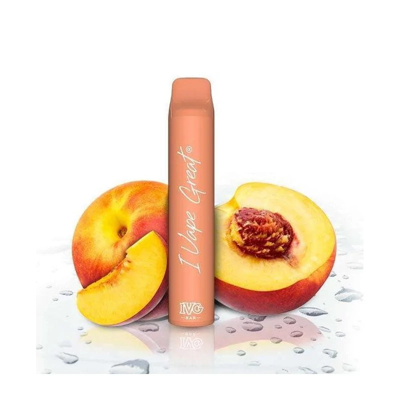 IVG Bar Plus + Peach Rings 20mg 600 puffs Disposable Vape