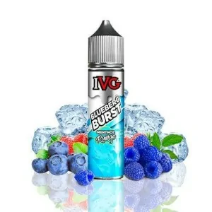 IVG Menthol Range Blueberg Burst 50ml 0 mg e-liquid shortfill
