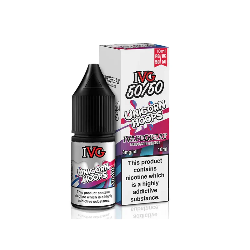 Ivg Unicorn Hoops 3mg 10ml 50/50 e-liquid