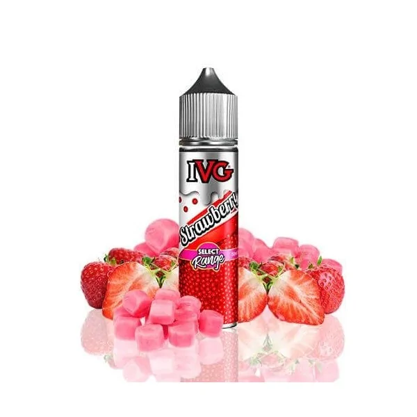 IVG Select Range Strawberry 50ml 0 mg e-liquid shortfill