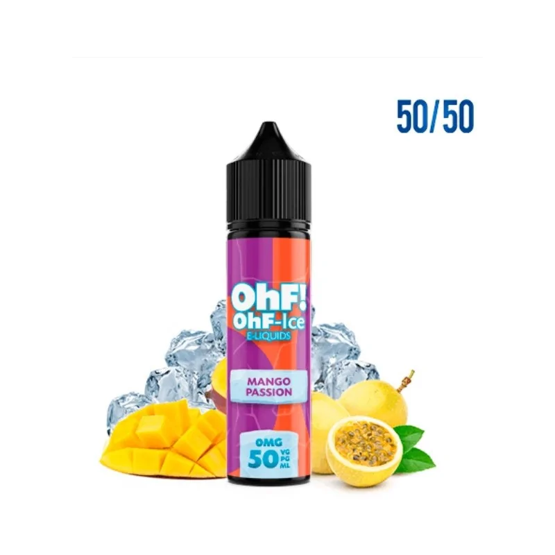 OHF Ice Aroma Mango Passion 20mg Prefilled 60ml NicSalt E-liquid