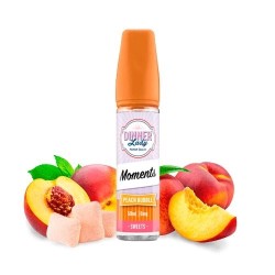 Dinner Lady Moments Peach Bubble 50ml 0 mg e-liquid