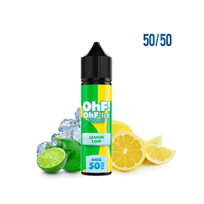 OHF Ice Aroma Lemon Lime 10mg Prefilled 60ml NicSalt